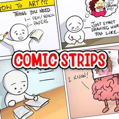 Comic strips tile link