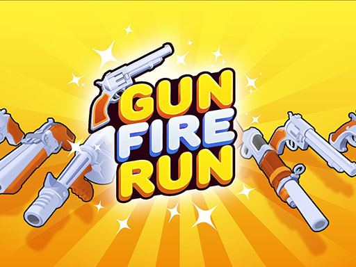 gun fire run hyperccasual game art 